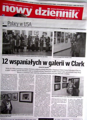 Review by Janusz Sz. after  a Group Exhibition in Clark 2016