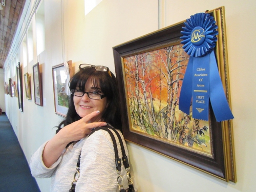 Art painting and Blue Ribbon on celebration 100th Anniversary of Clifton City 2017