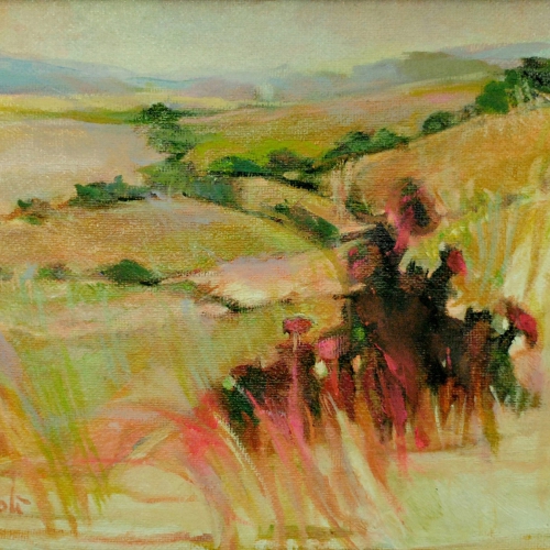 Counrtryside Oil Canvas 10 x 8 inch 2017